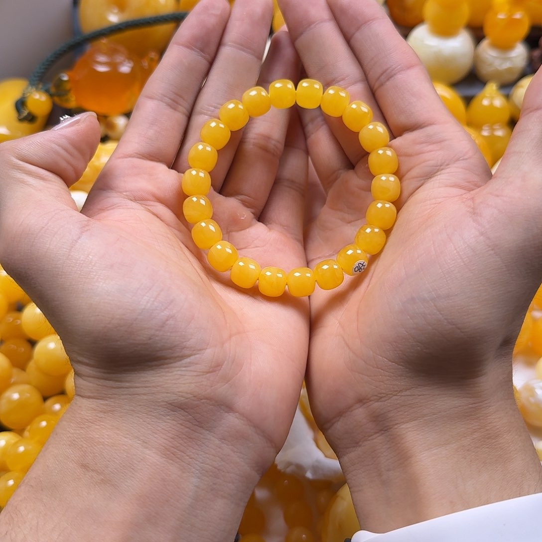 蜜蜡珠宝奇石未镶嵌同料老型10mm