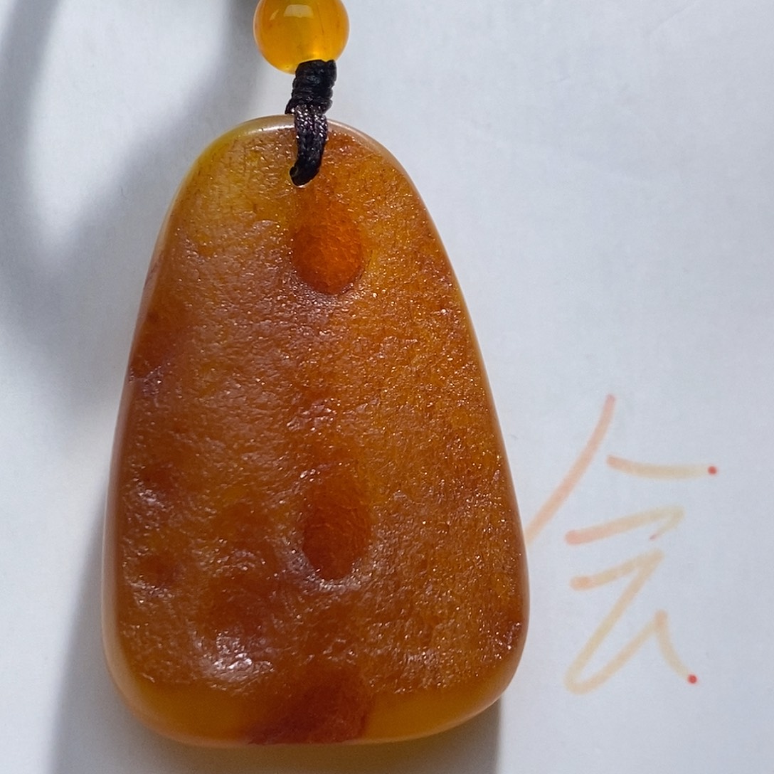 琥珀未镶嵌珠宝奇石蜜蜡吊坠