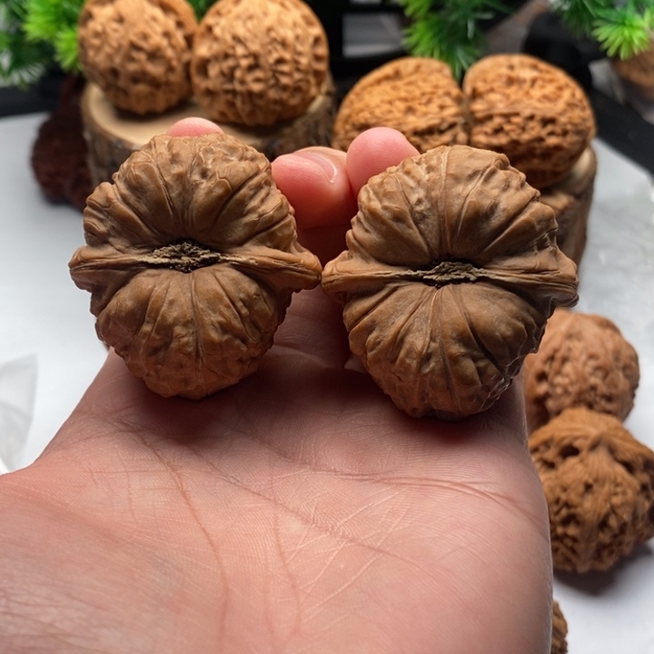 把件文玩核桃42全品南瓜墩