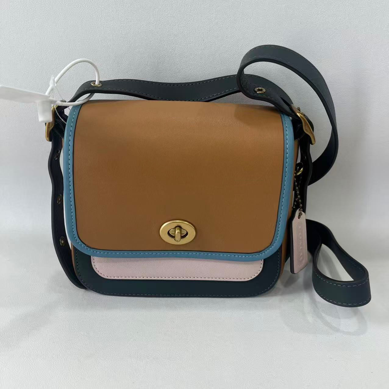 95新 COACH/蔻驰 捐金沉珠/单肩包