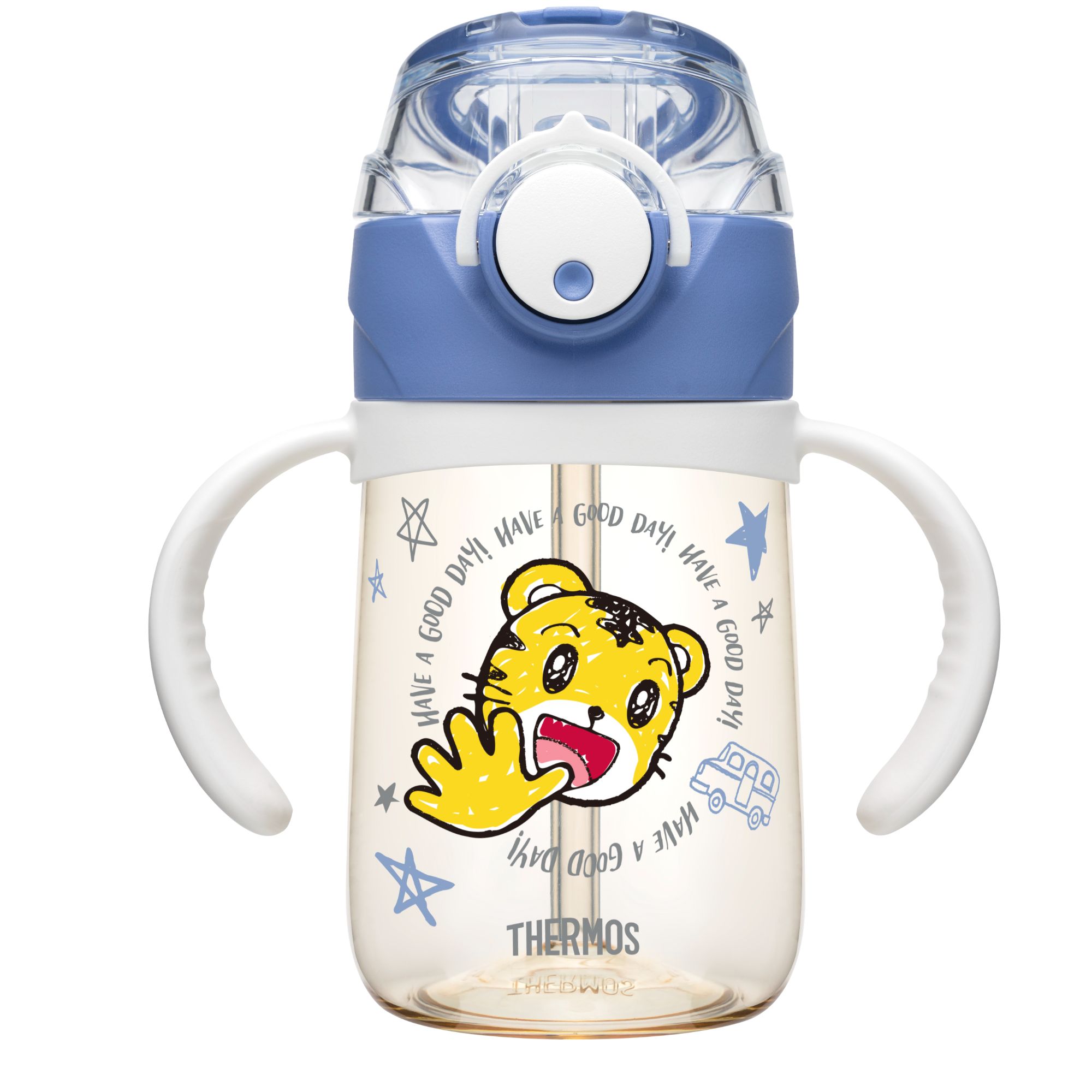 【A等品微瑕】膳魔师母婴PPSU吸管杯BBSI-350 QH(BL)