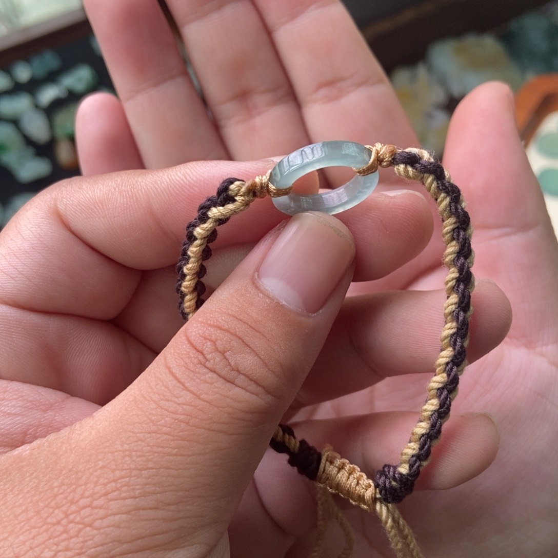 翡翠手链未镶嵌手绳