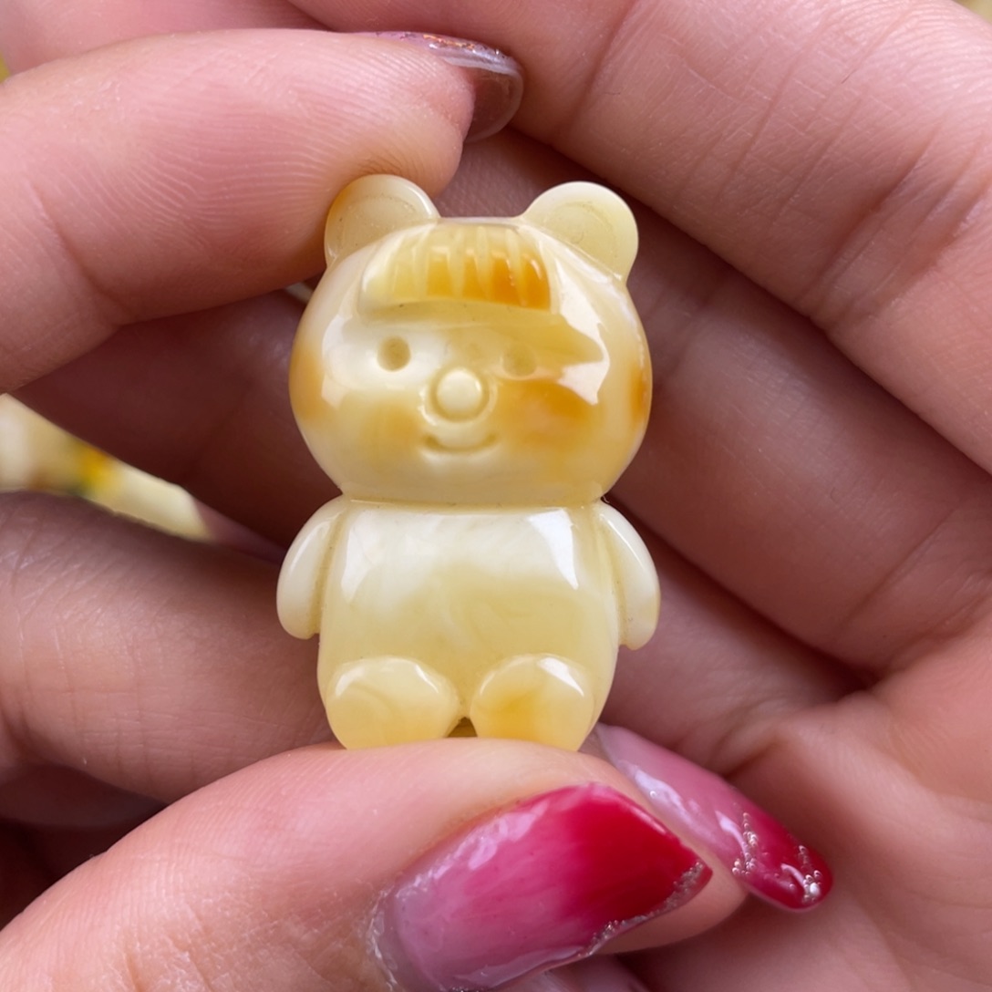 琥珀裸石未镶嵌蜜蜡