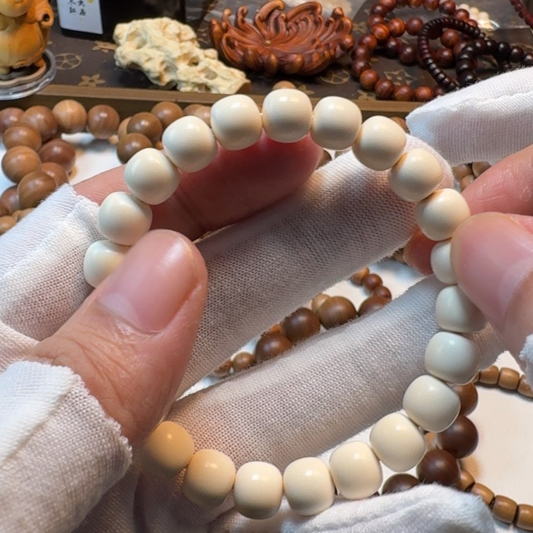 檀香木手串/手链0.8.0.9.23颗猛犸