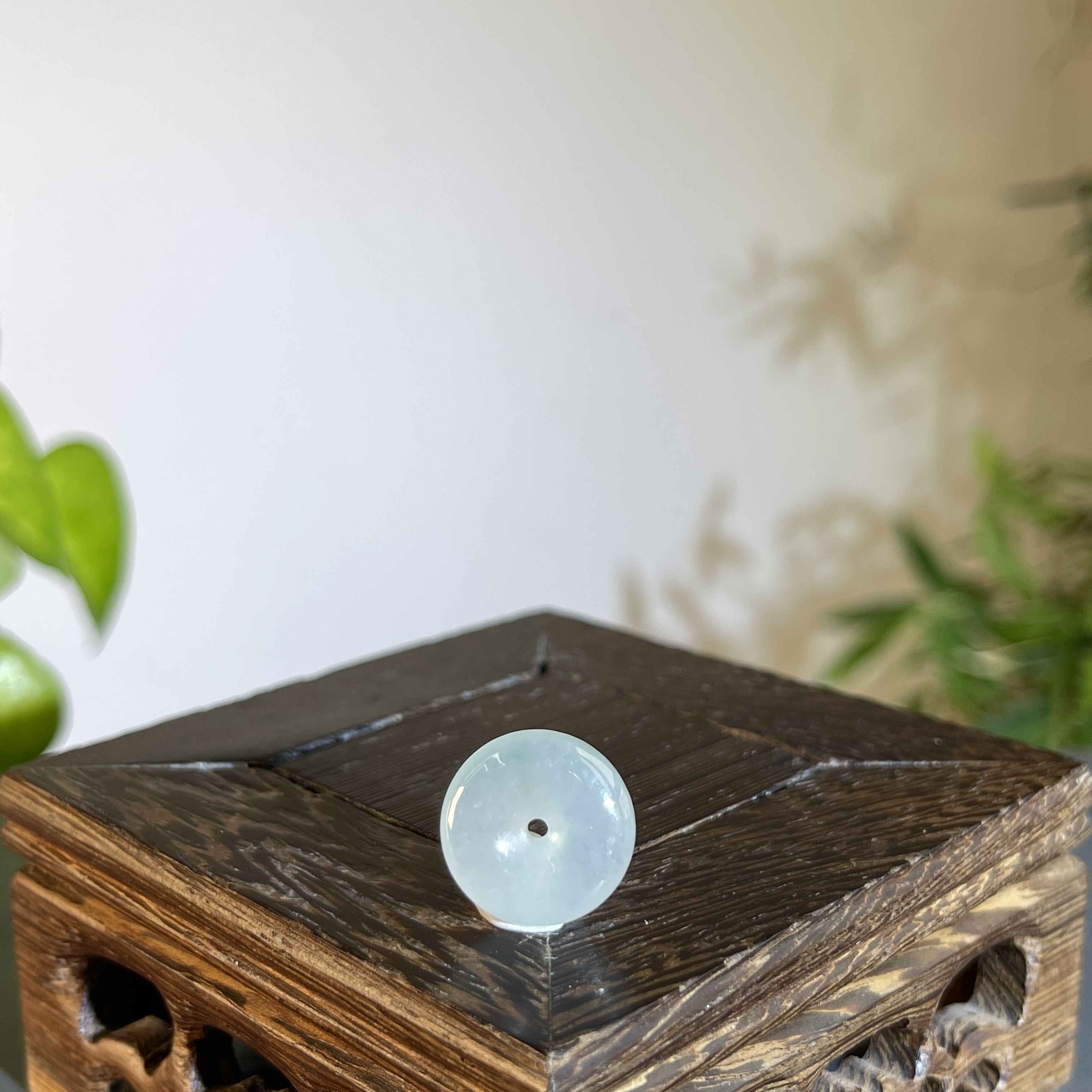 JTW04-012 天然缅甸A货翡翠 平安扣