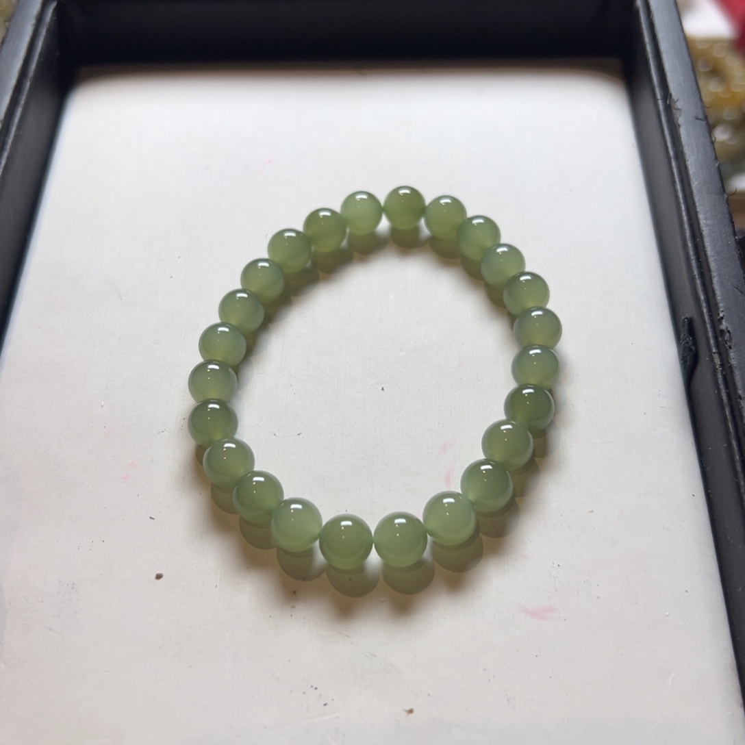 和田玉手串未镶嵌葫*