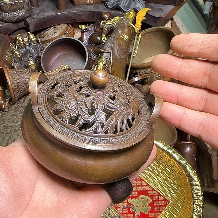 铜器办公室茶室摆件