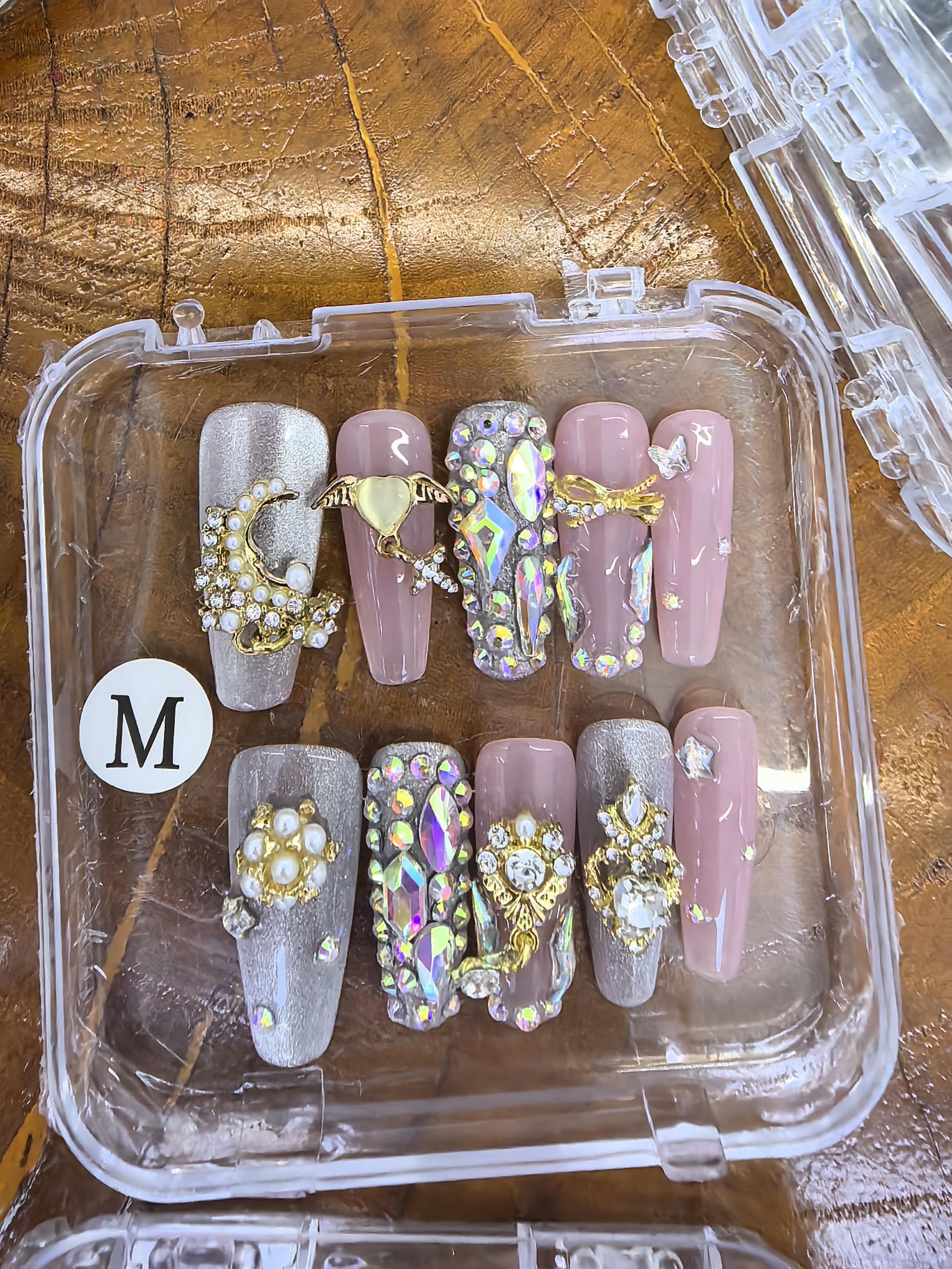 秋冬新款纯手工法式轻奢显白百搭穿戴甲