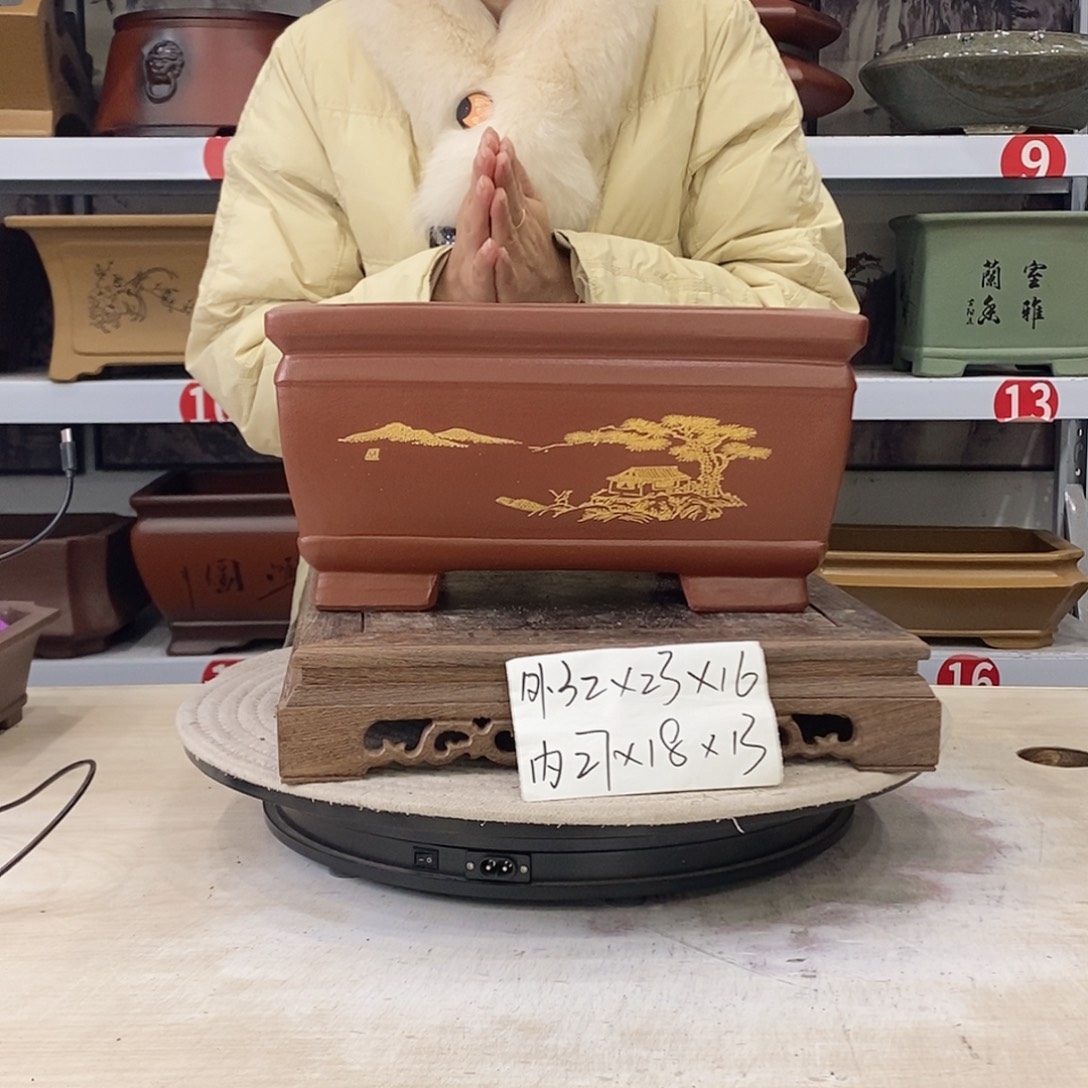 紫砂花盆紫砂花盆