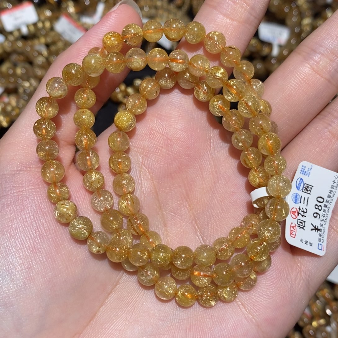 水晶手链未镶嵌手串