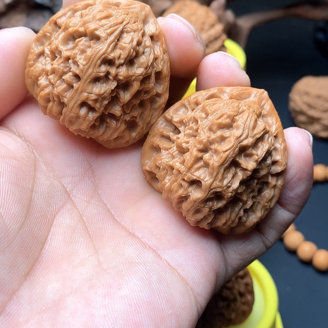 文玩核桃把件编号，08三角疆41