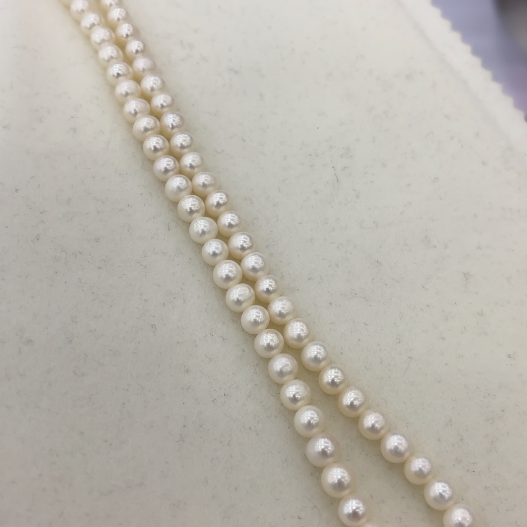 淡水珍珠颈饰银S925镶嵌701