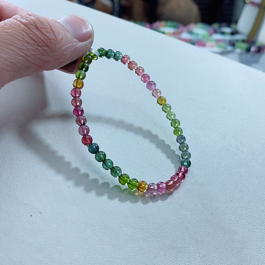 碧玺手链未镶嵌手链