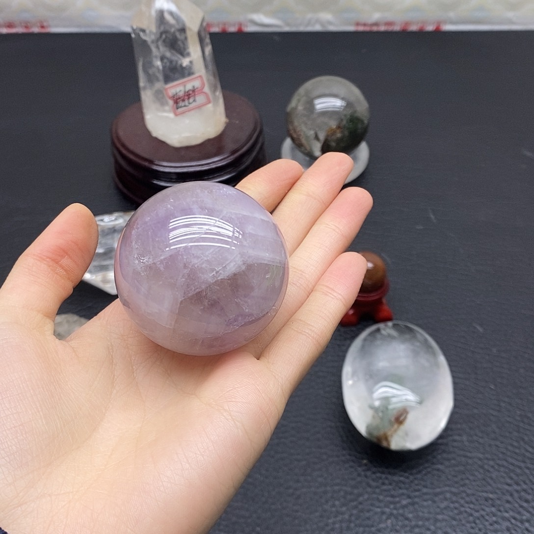 未镶嵌水晶珠宝半成品335水晶石