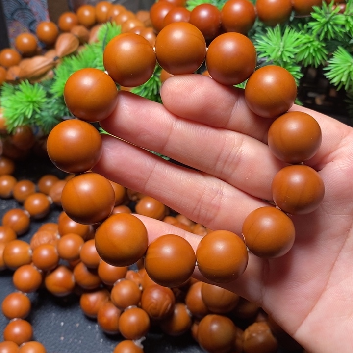 橄榄核手串1.65瑕疵光珠