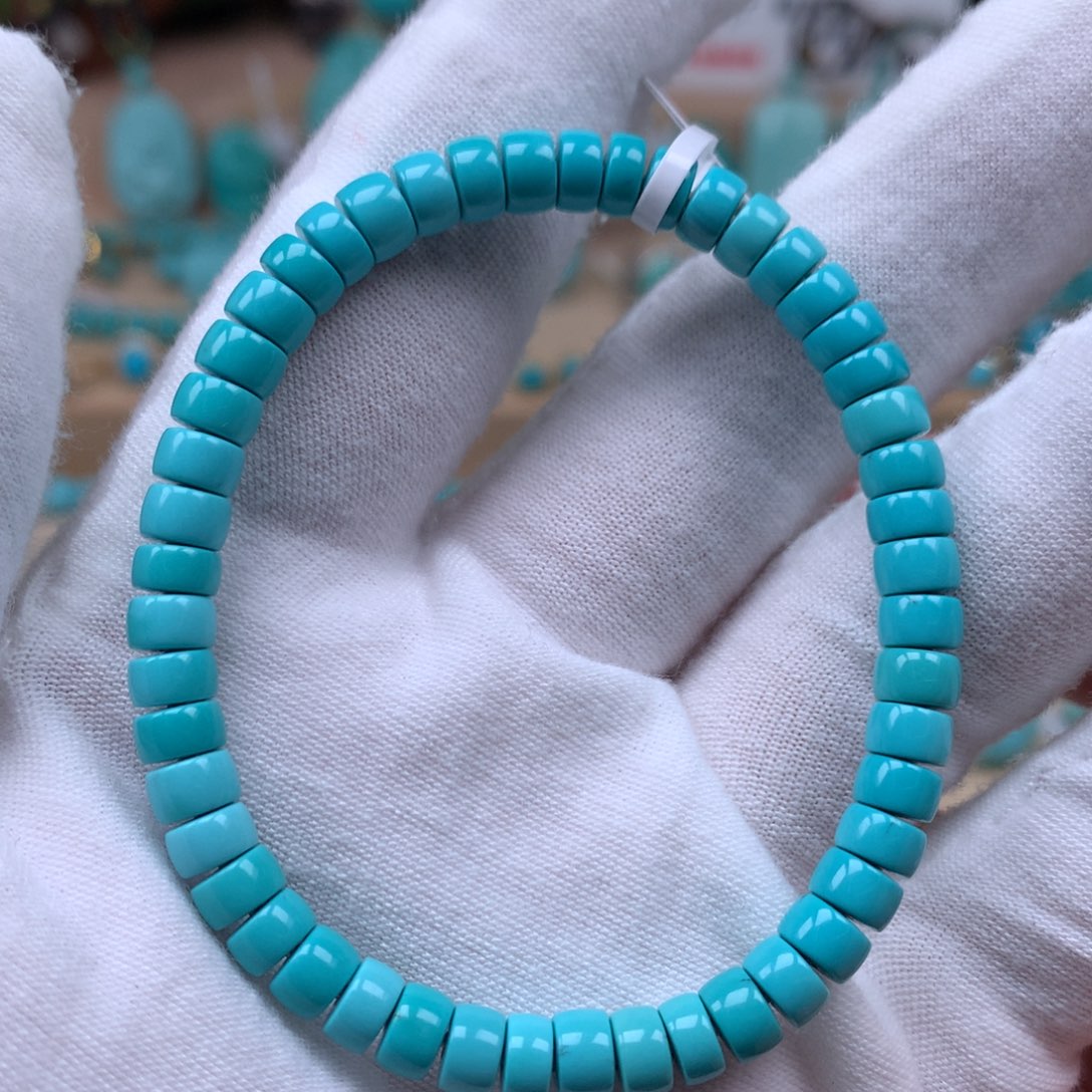 绿松石精品直切未镶嵌