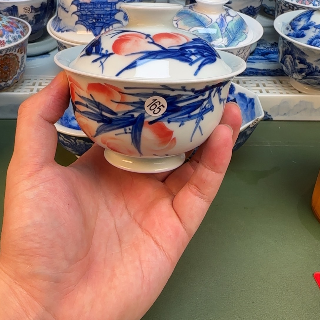 彦祖纯手工手绘茶具165