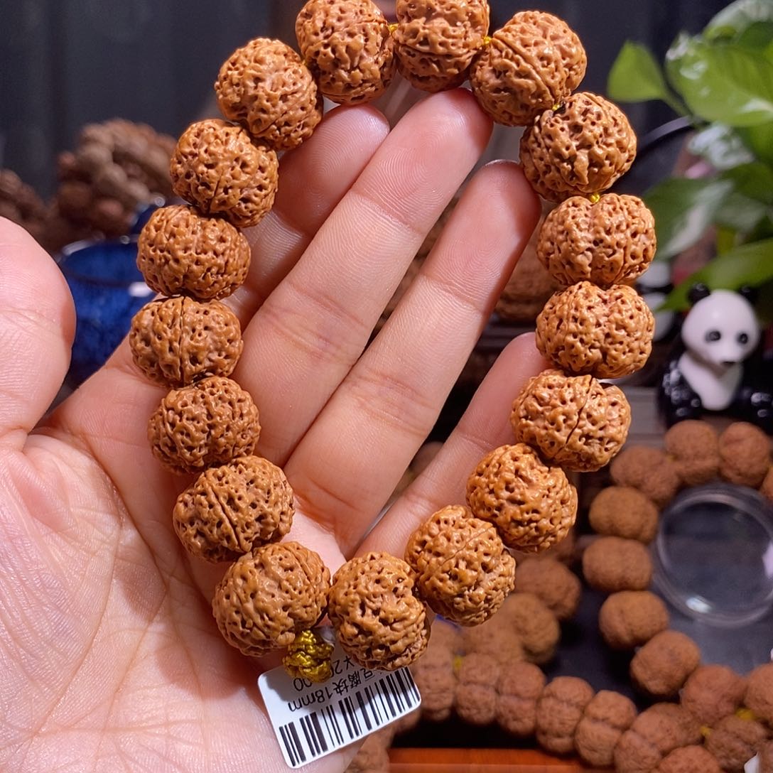 金刚菩提手串平头蜂王18mm