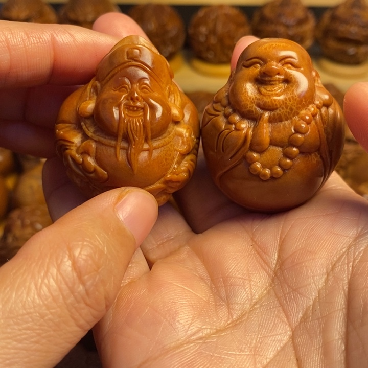 【闪购商品】香榧木橄榄核雕刻