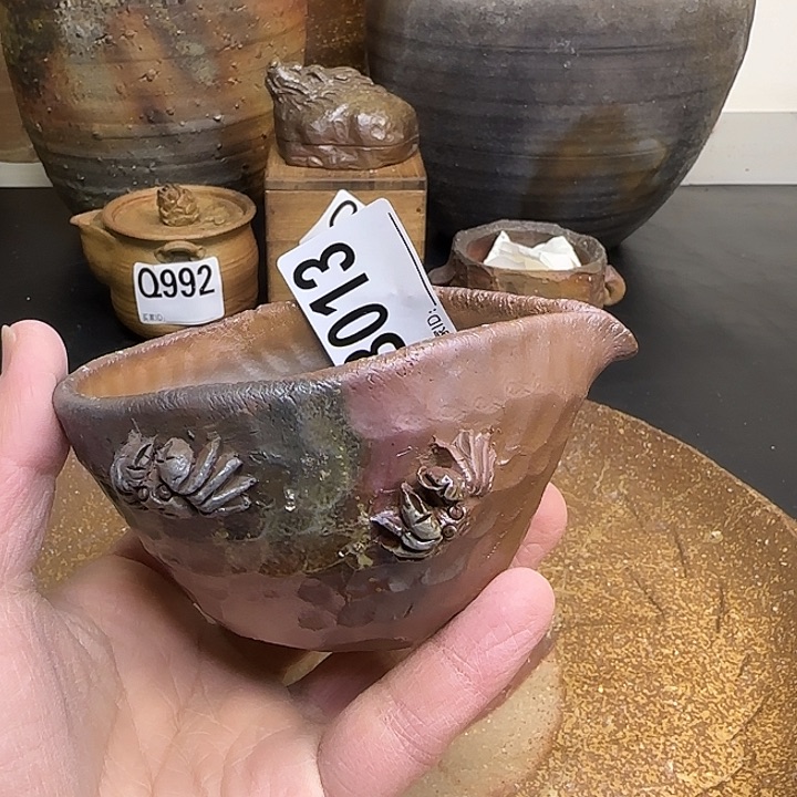 备前烧作品备前烧丁*