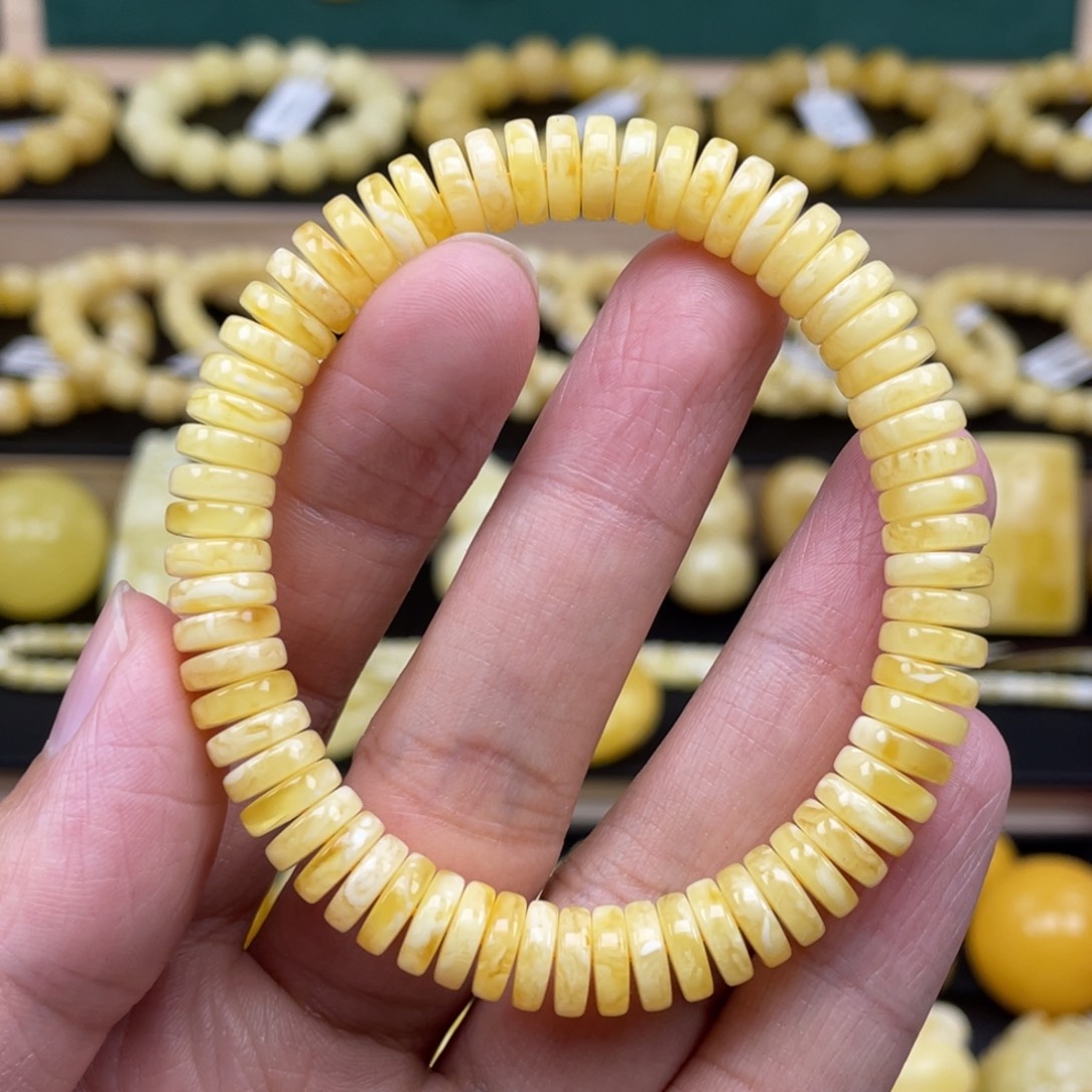 琥珀裸石未镶嵌琥珀蜜蜡