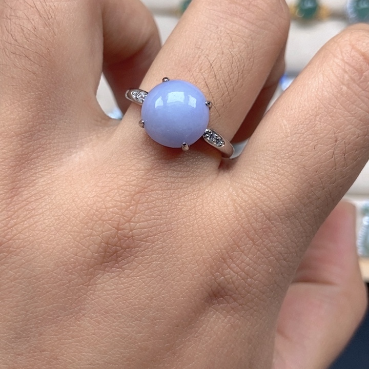 翡翠未镶嵌戒指戒指