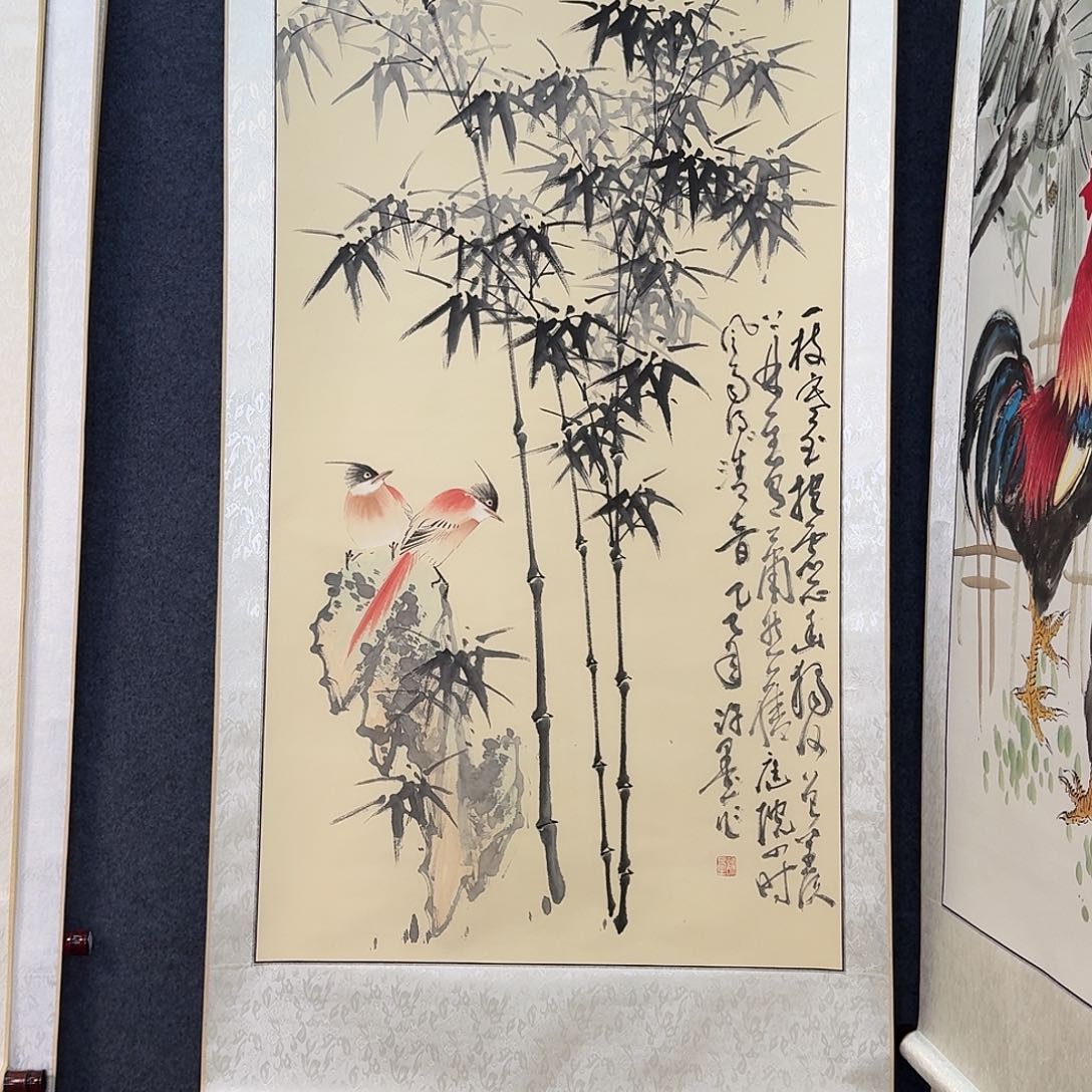 纯手绘国画作品好看四尺