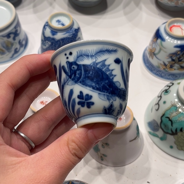 老***茶景德镇高温陶瓷杯子