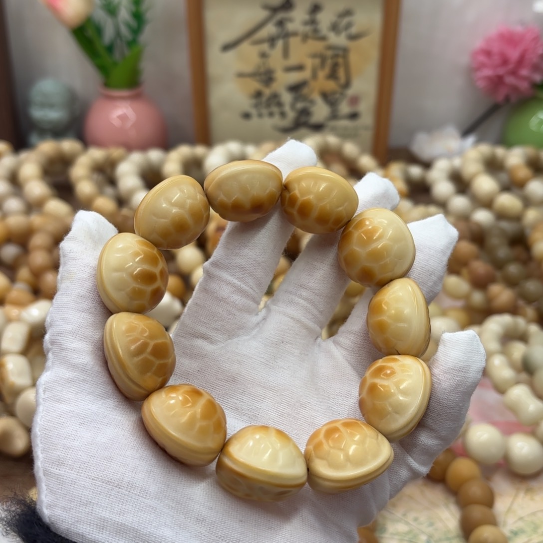 菩提根/象牙果吊坠牙果瑕疵机抛311