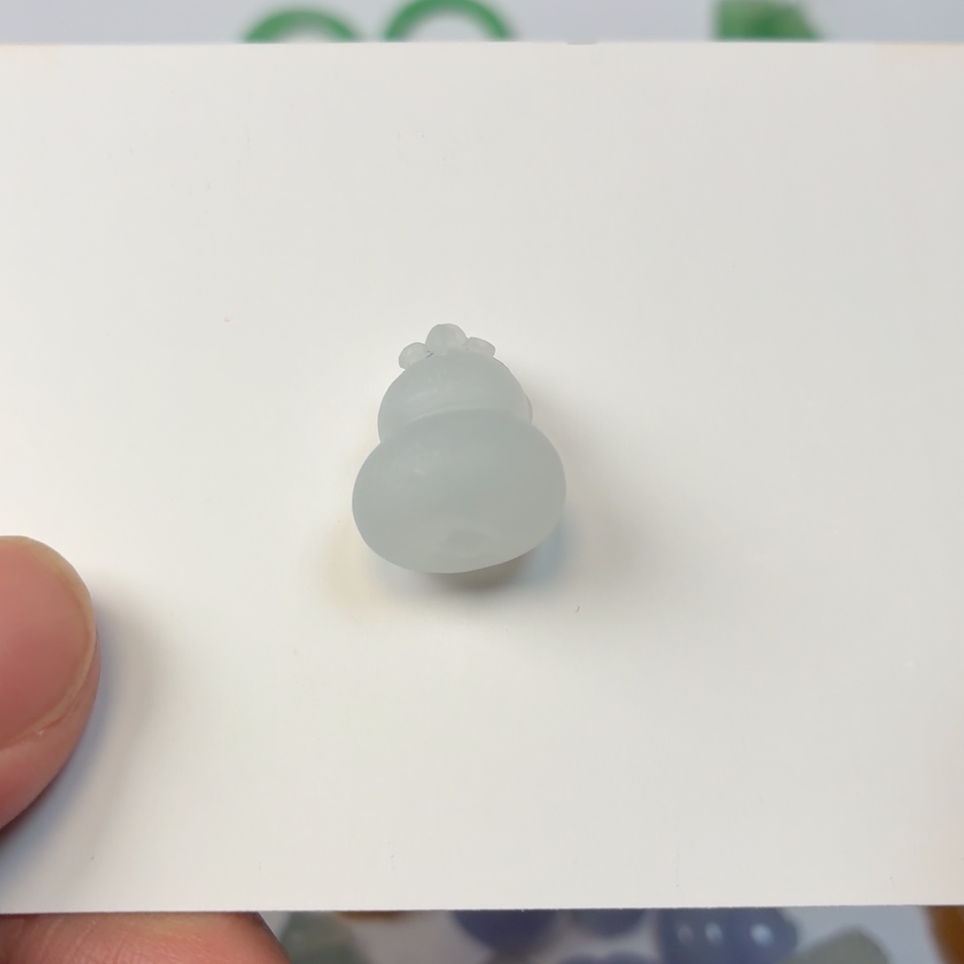 定制翡翠未镶嵌立体葫芦