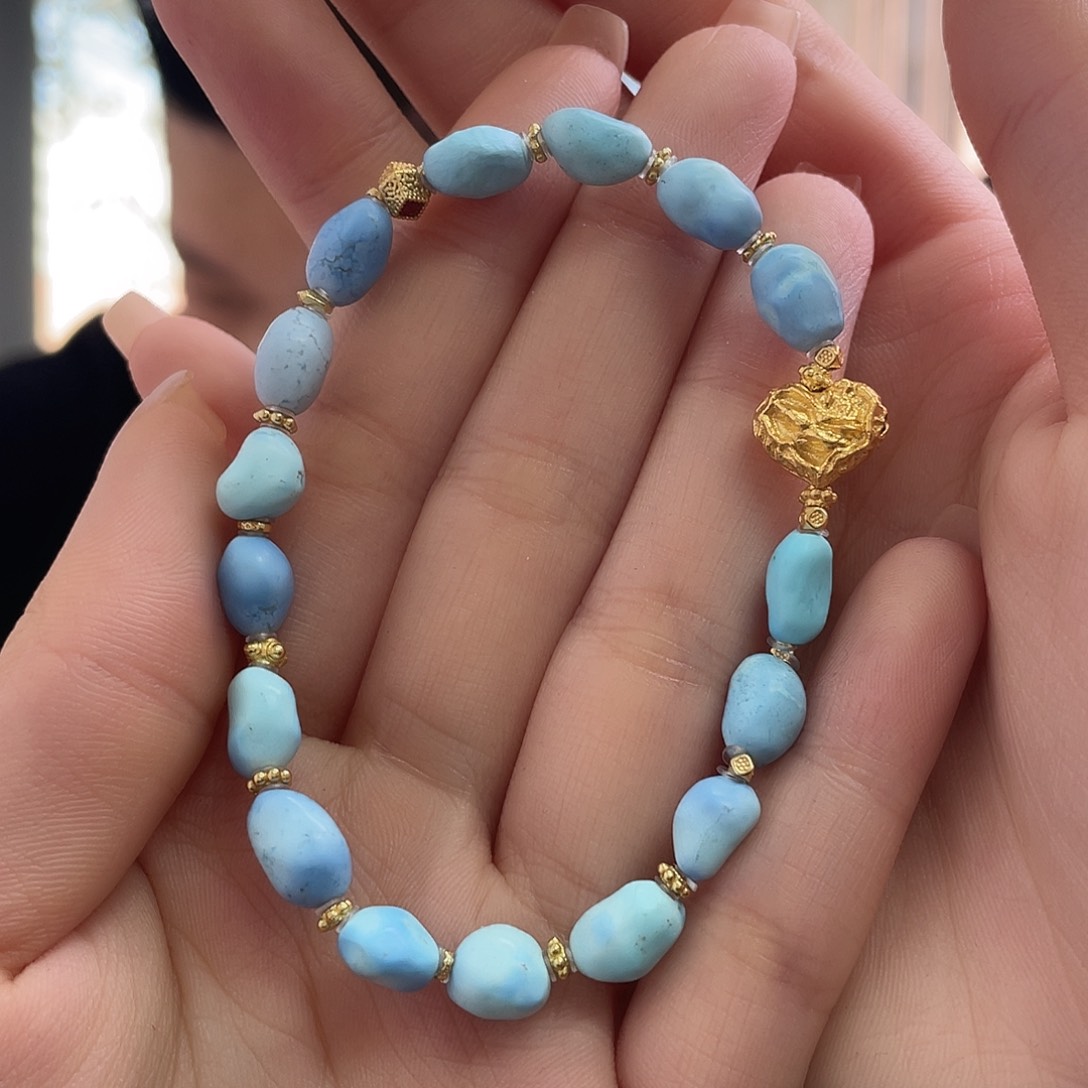 未镶嵌绿松石珠宝奇石阳*