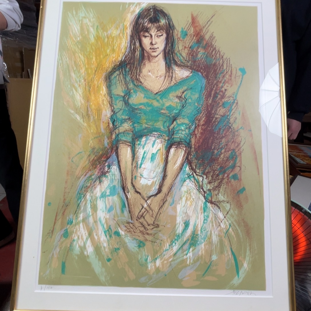 中古框画不退不换不是全新品