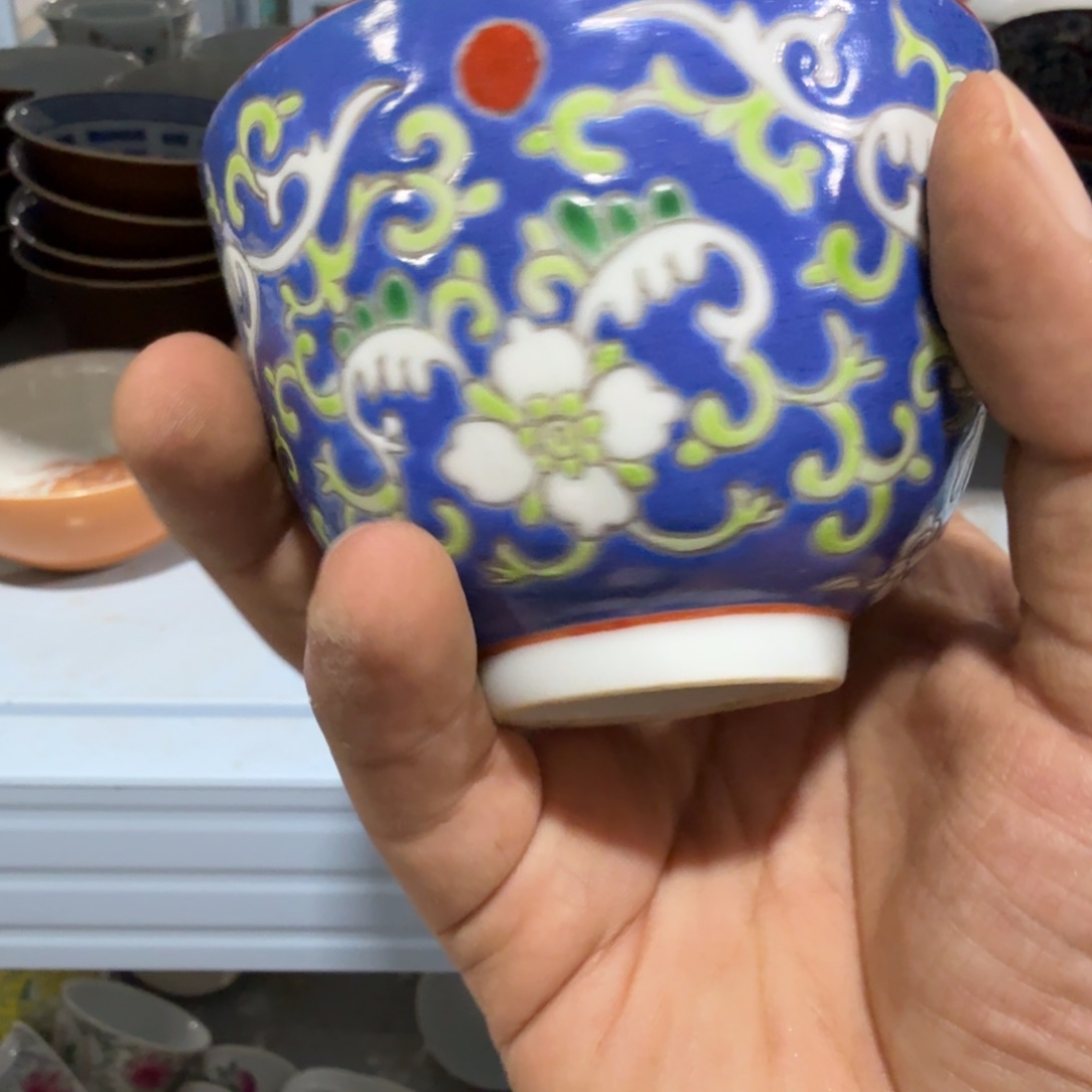 瓷片摆件手绘瓷器全部处理