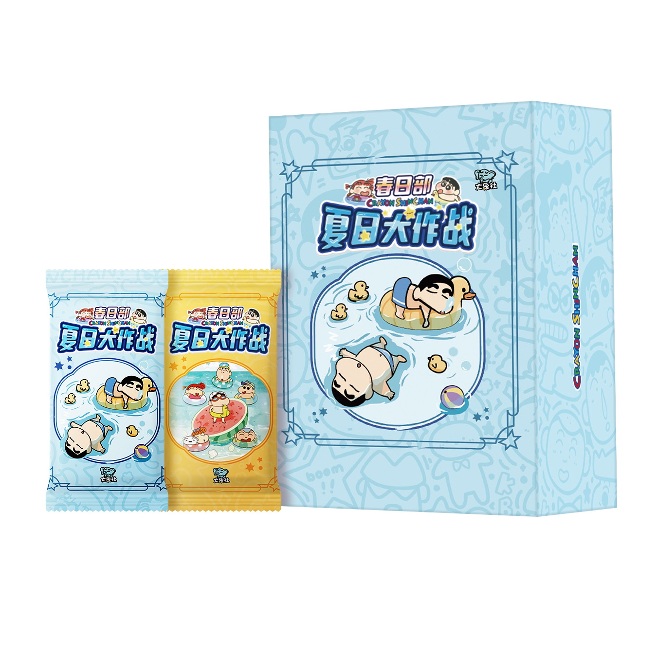 拆卡《新人吃吃》大象社《蜡笔小新》第二弹夏日大作战卡牌盲盒代拆乔