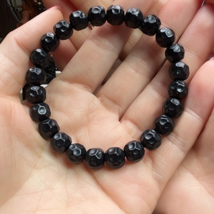 和田玉（墨玉）未镶嵌颈饰卡9无相货头