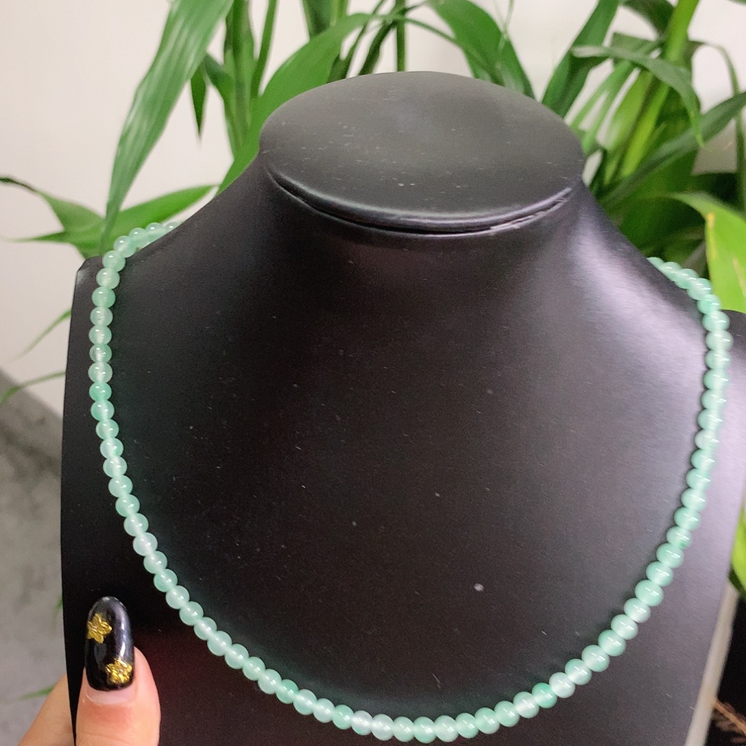 石英质玉未镶嵌项链