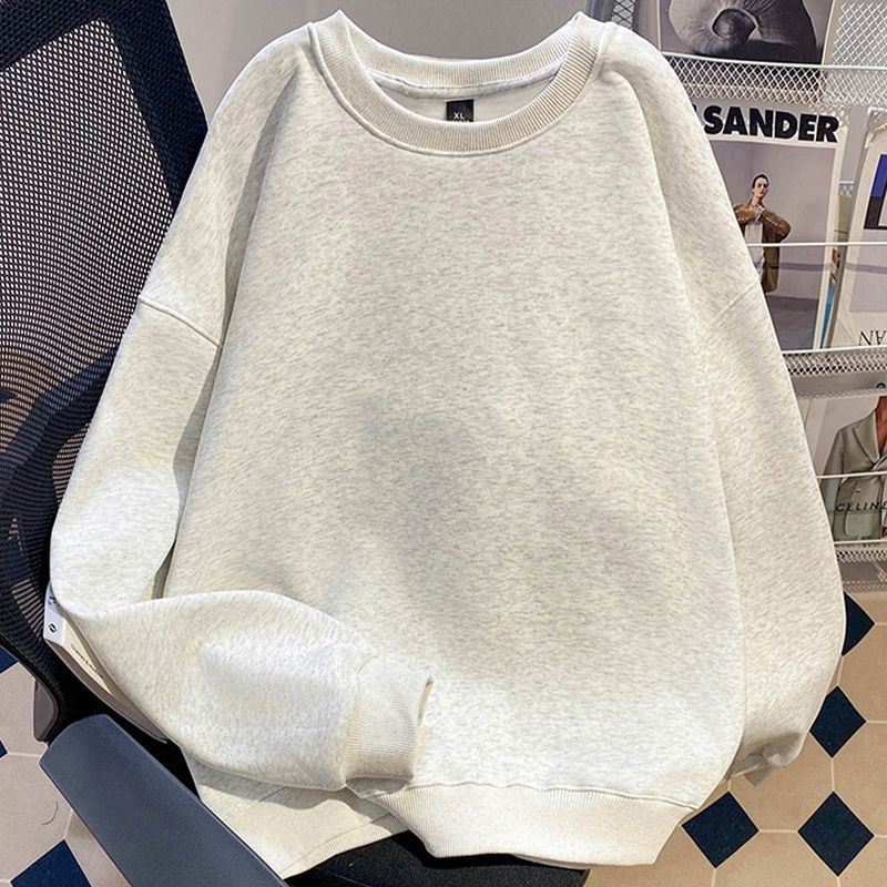 精品剪标男士长袖圆领套头卫衣②