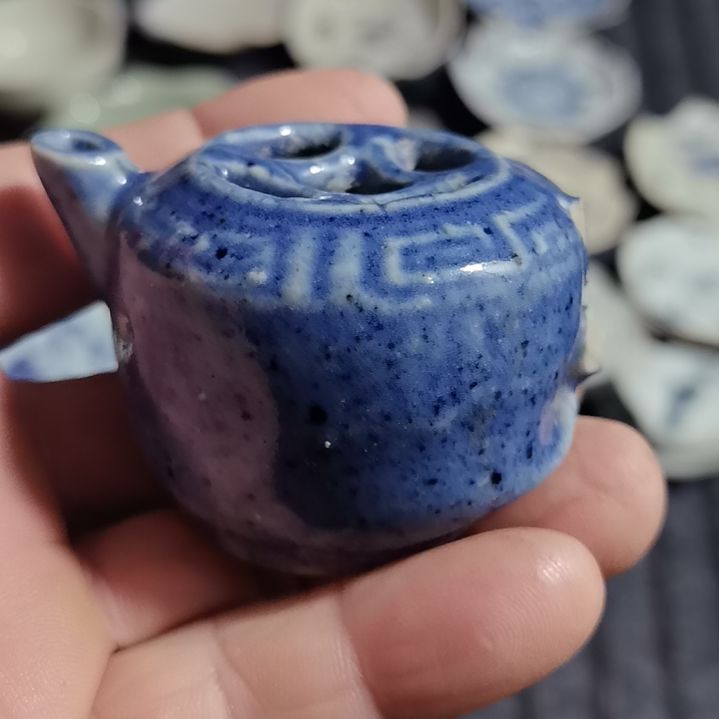 瓷片青花影青杯垫标夲