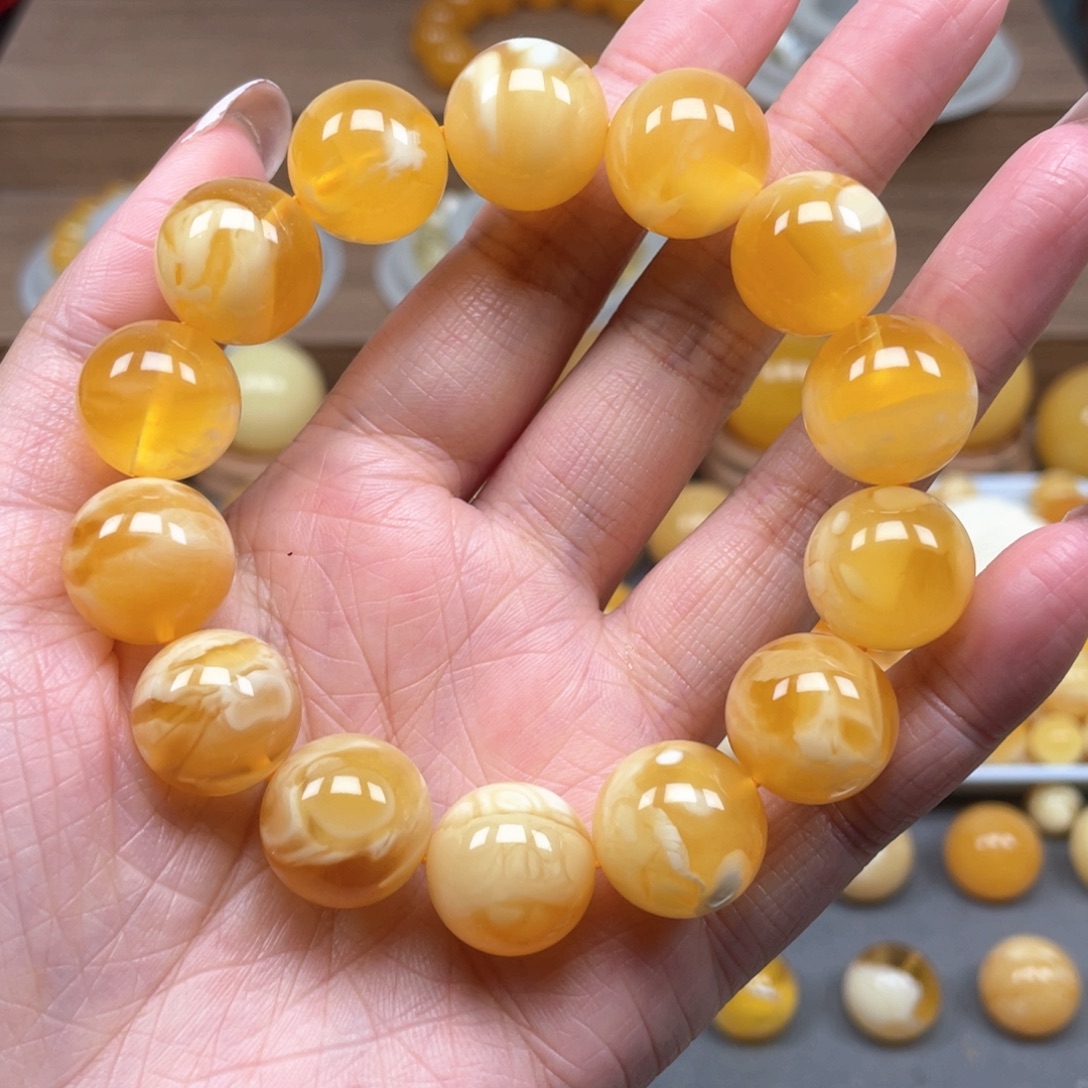 裸石琥珀未镶嵌天然