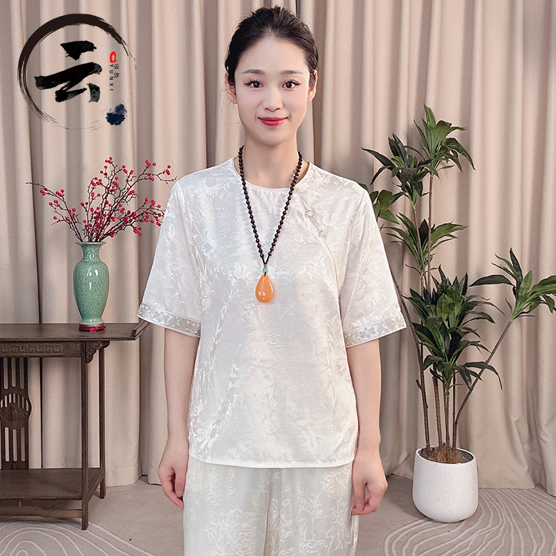 云汐1022新款百搭显瘦夏装透气衬衫