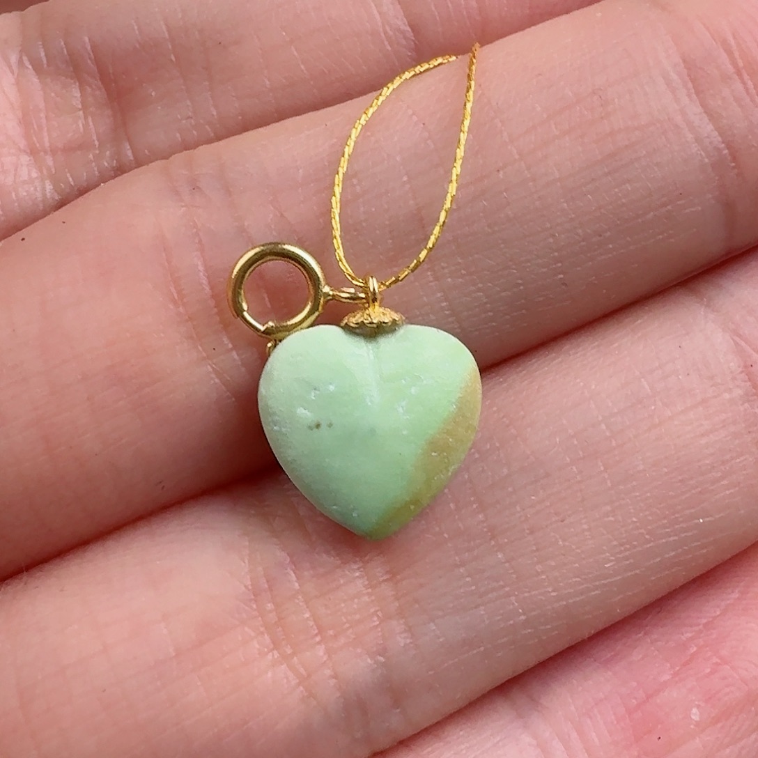 绿松石珠宝奇石18K金镶嵌