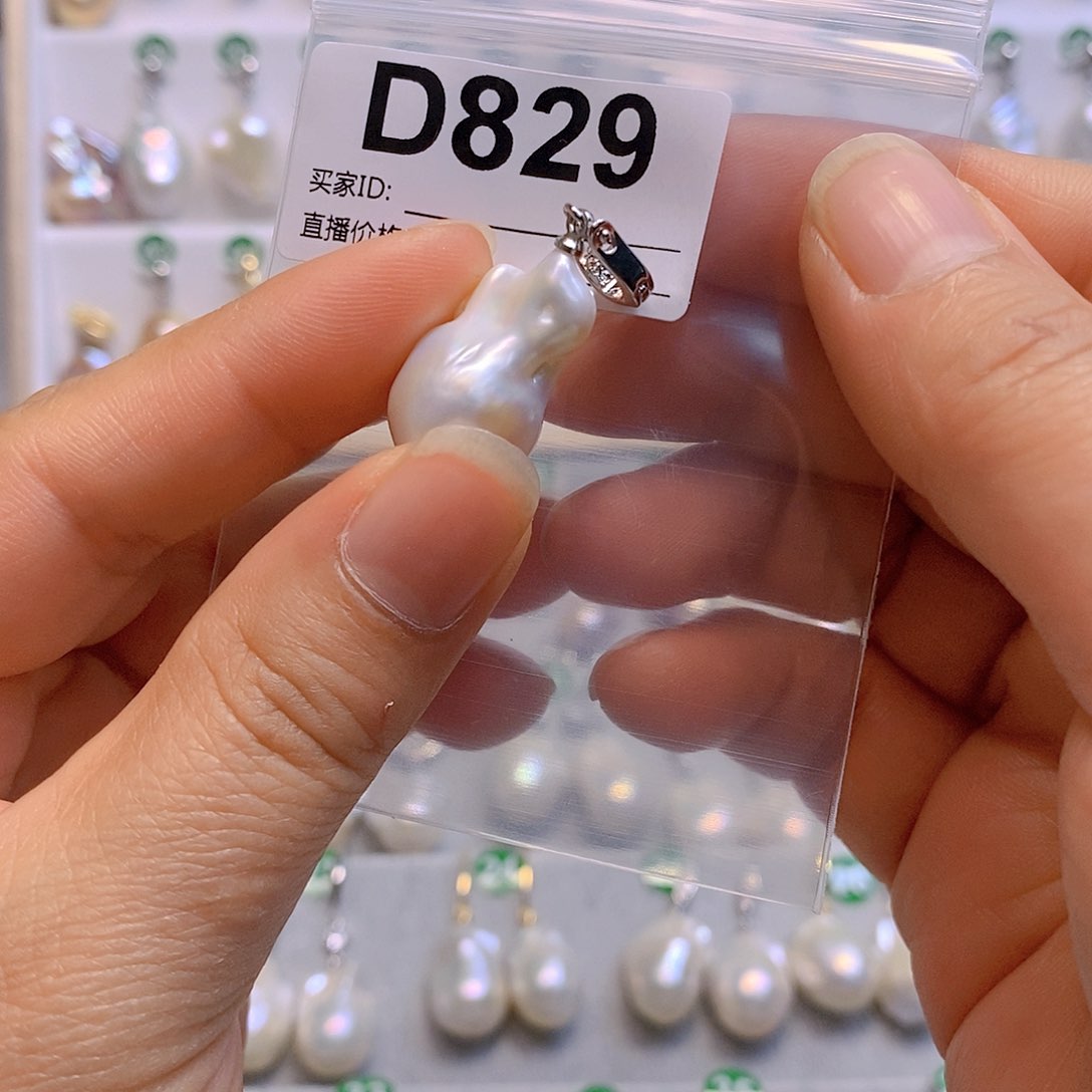 淡水珍珠颈饰银S925镶嵌