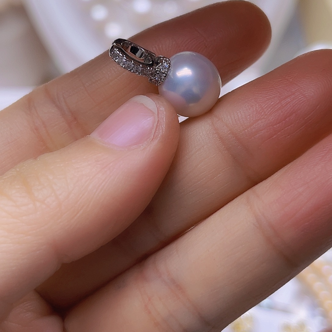 未镶嵌吊坠或者耳钉淡水珍珠