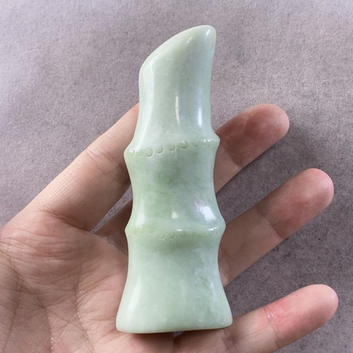 岫玉手把件未镶嵌