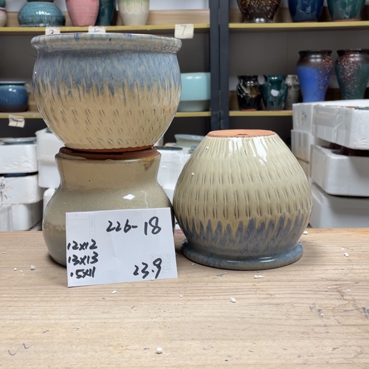 紫砂花盆多肉花盆微瑕18