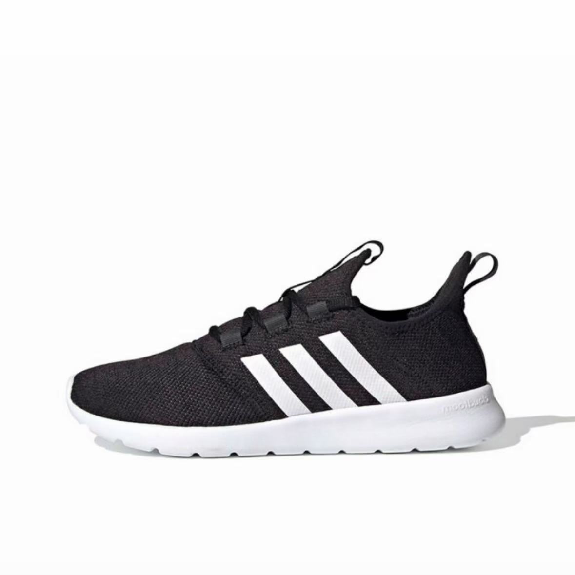 得adidas/阿迪达斯neo Vario Pure低帮运动休闲鞋女款 白黑H04753