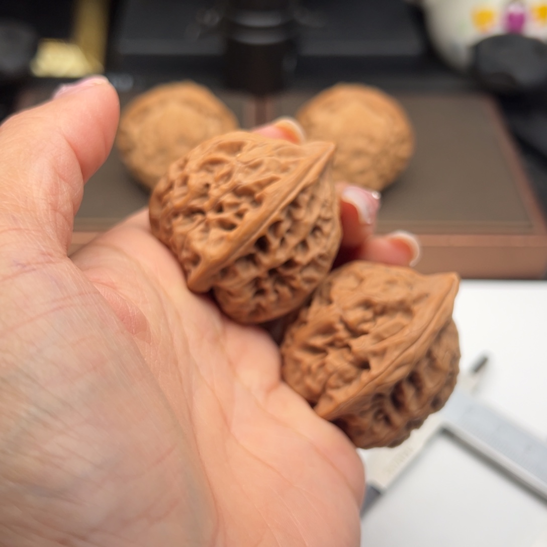 文玩核桃把件火苗39