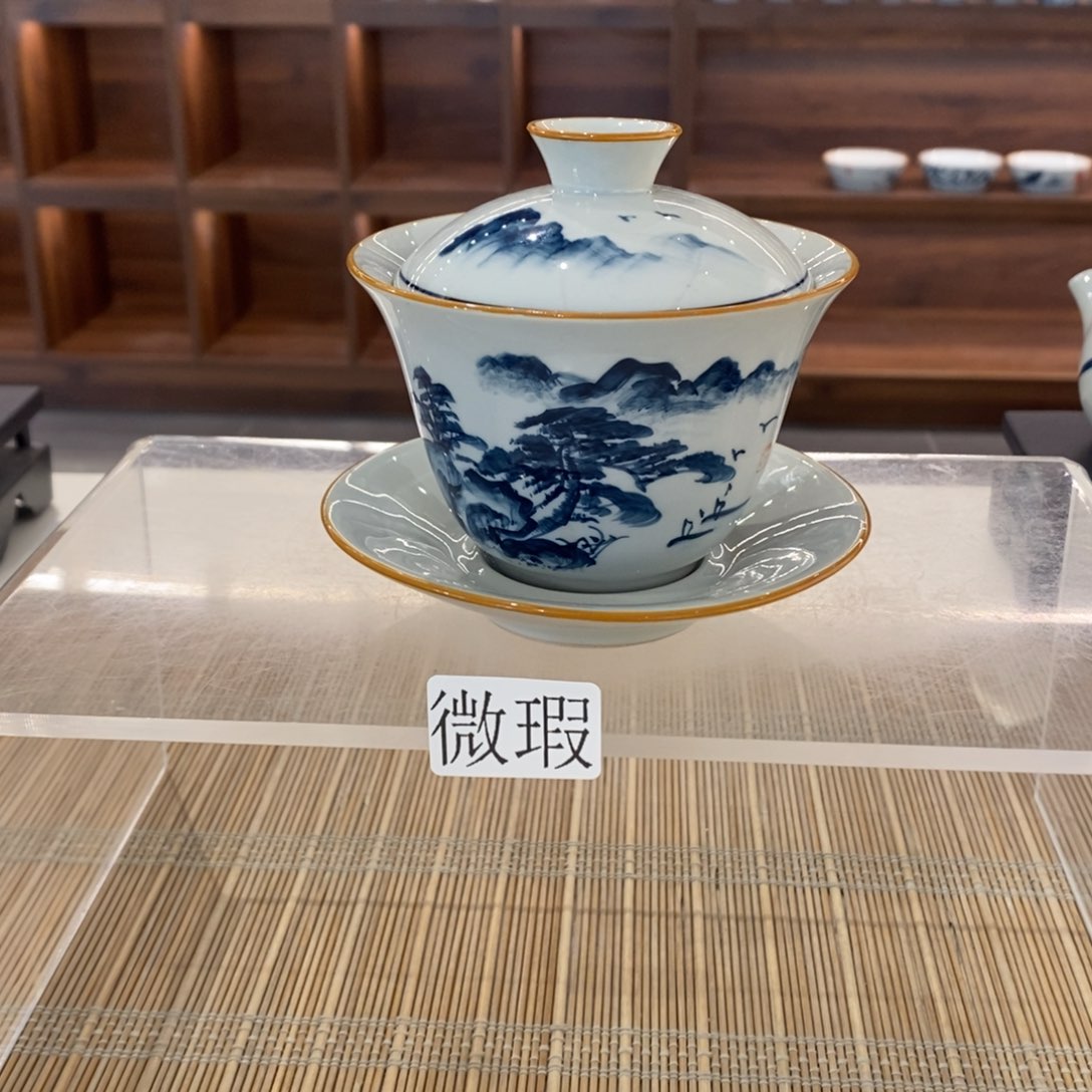 釉下彩手工绘制手工绘制