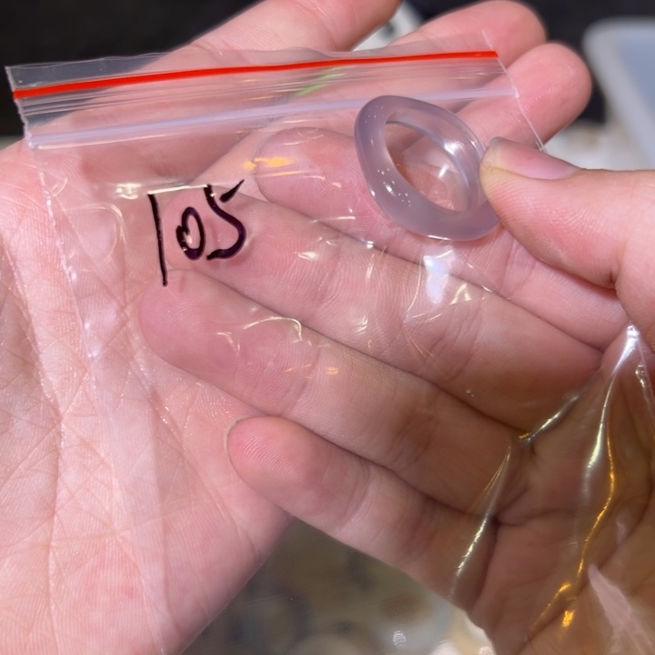 玛瑙/玉髓戒指合金105港17