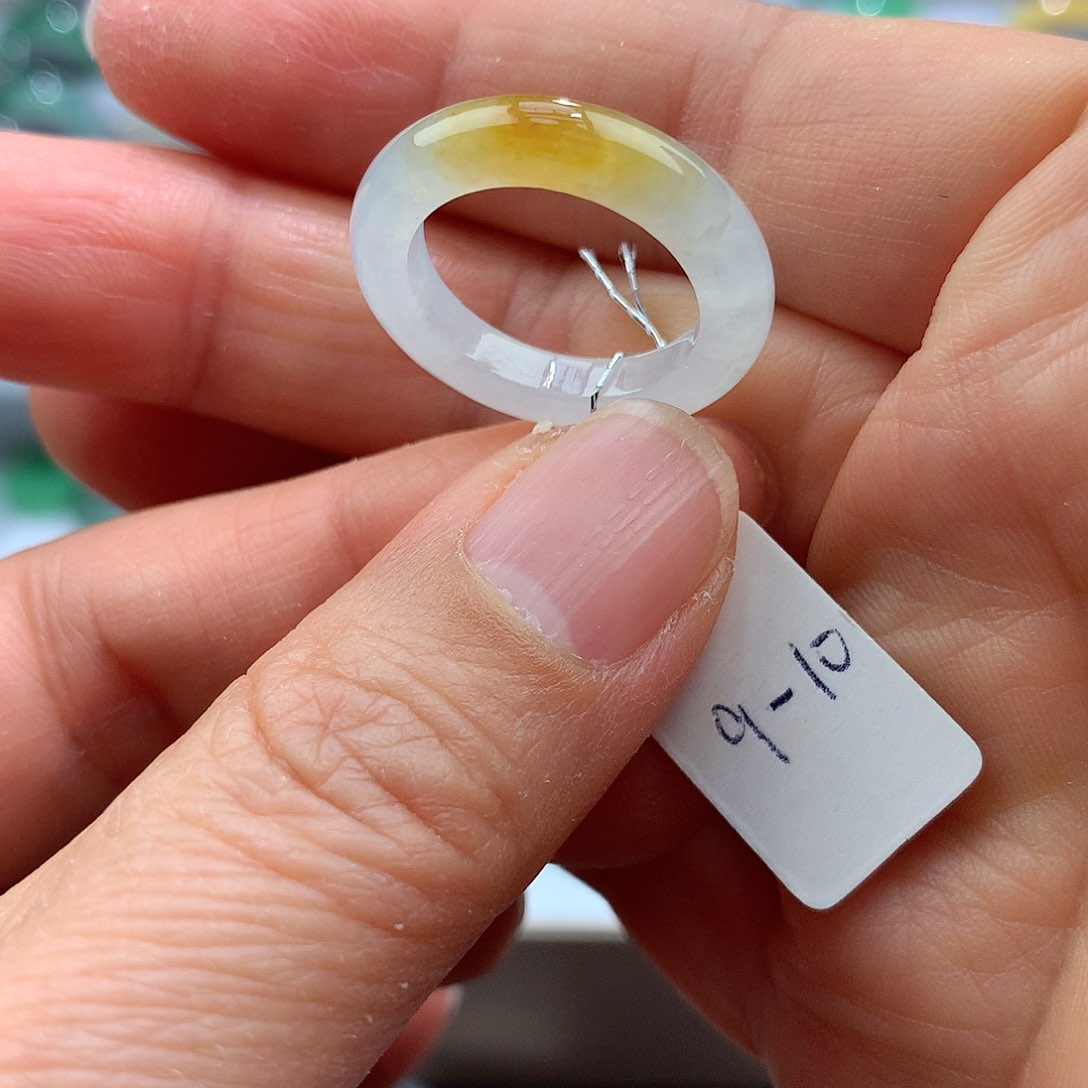 翡翠戒指未镶嵌9-10号